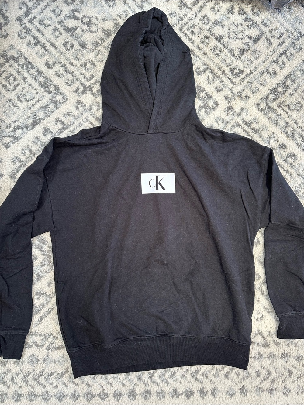 Calvin Klein Black Hoodie Size S
